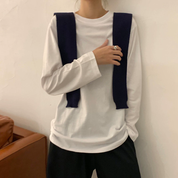 Tshirt manga larga estilo oversize - Dressygt