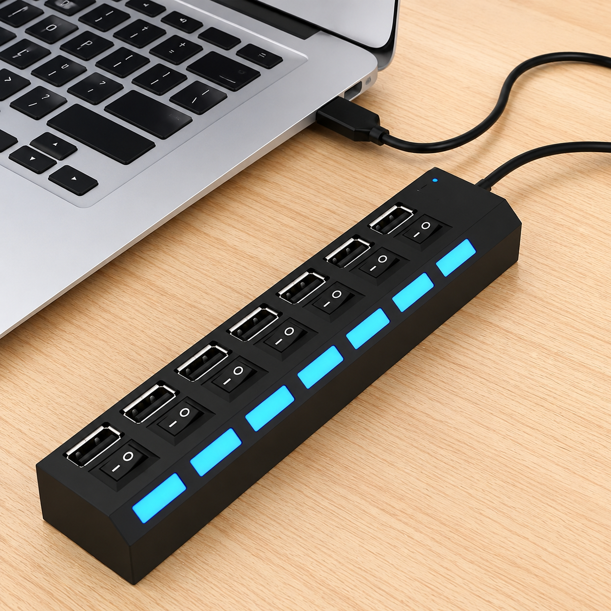 Adaptador Hub USB para Laptop y PC - Dressygt