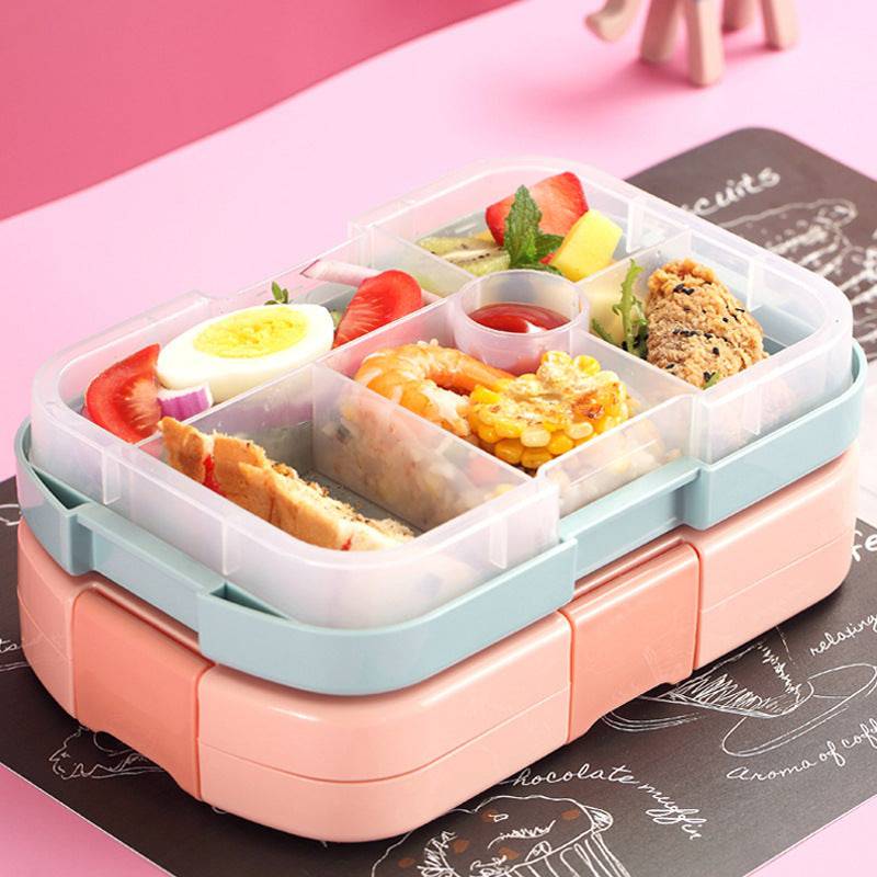 Plato rosa tipo bento