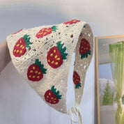 Pañuelo de crochet para el cabello