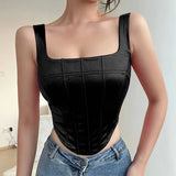 Blusa tipo corsé