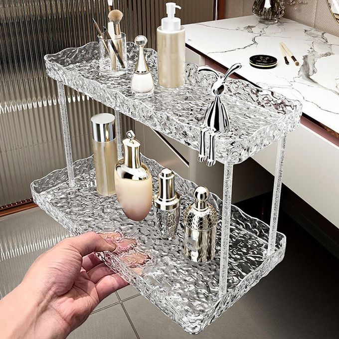 Organizador acrílico de 2 niveles transparente - Dressygt