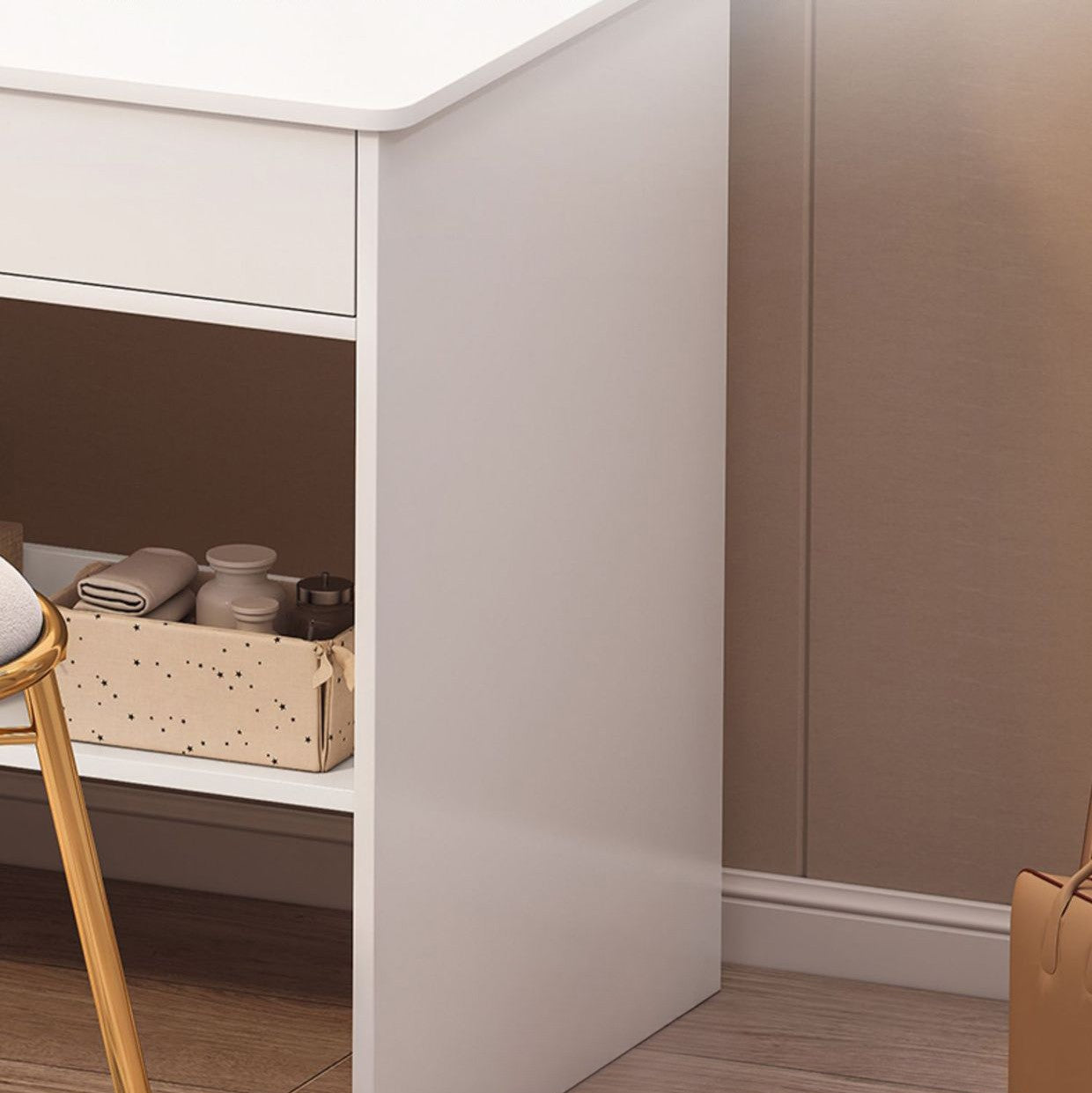 Vanity organizador con luz y espejo - Dressygt