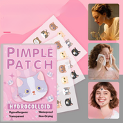 Parches para acné con diseños de gatitos