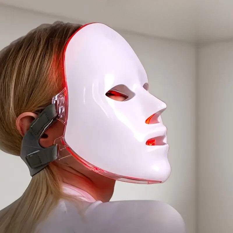 Mascarilla con luz LED para tratamiento facial - Dressygt