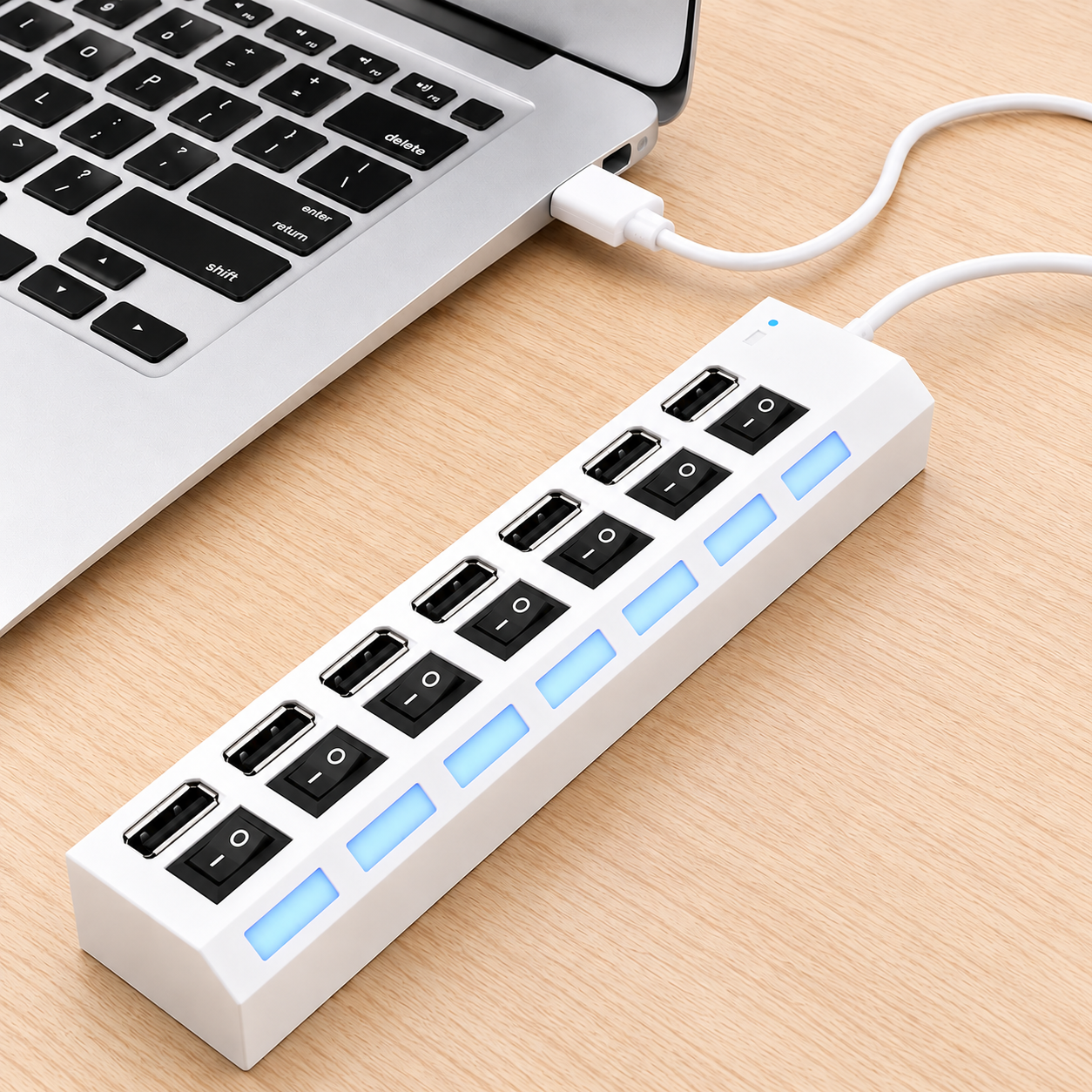 Adaptador Hub USB para Laptop y PC - Dressygt