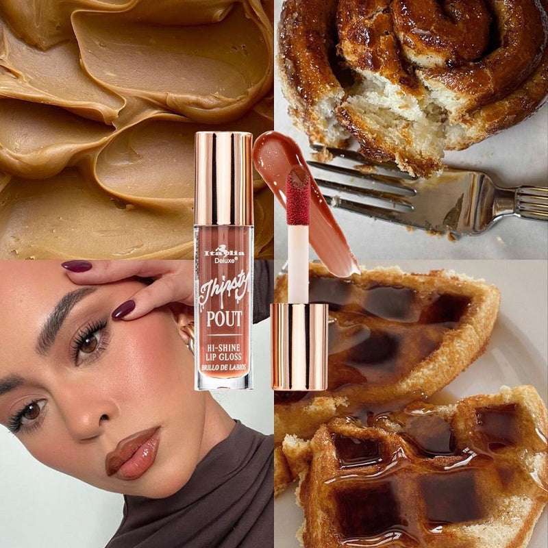 Thirsty Pout Hi-Shine Lip Gloss de Italia Deluxe