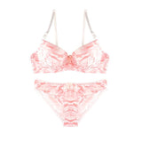 Set de blummer y bra rosa