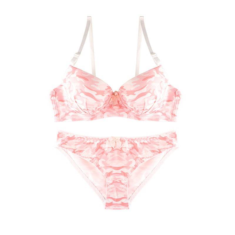 Set de blummer y bra rosa