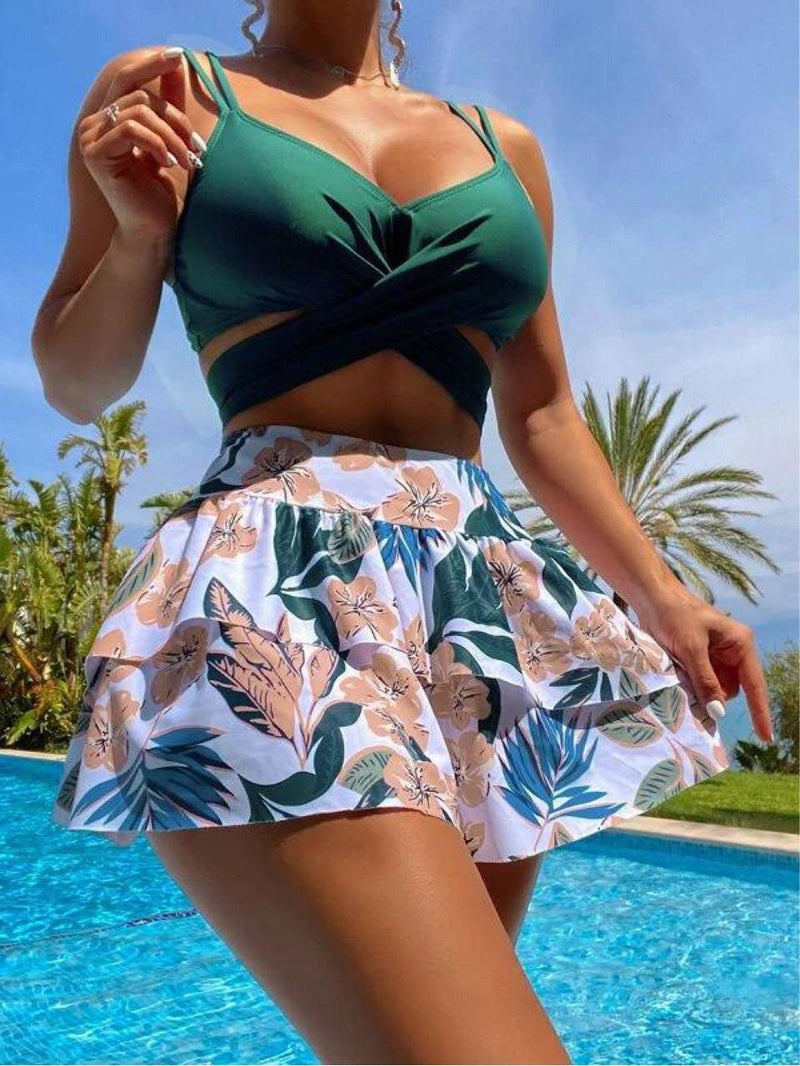Bikini con salida de baño