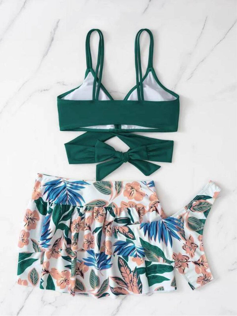 Bikini con salida de baño