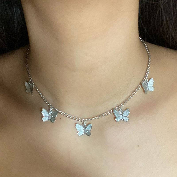 Collar de mariposas