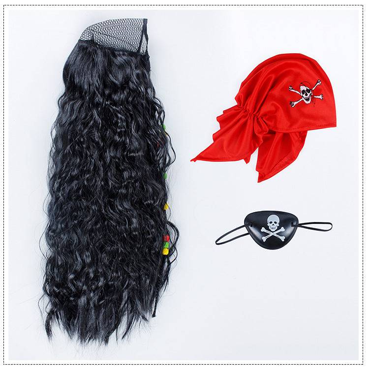 Conjunto de peluca pirata