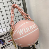Bolso en forma de pelota de basketball