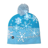 Gorro navideño con luces