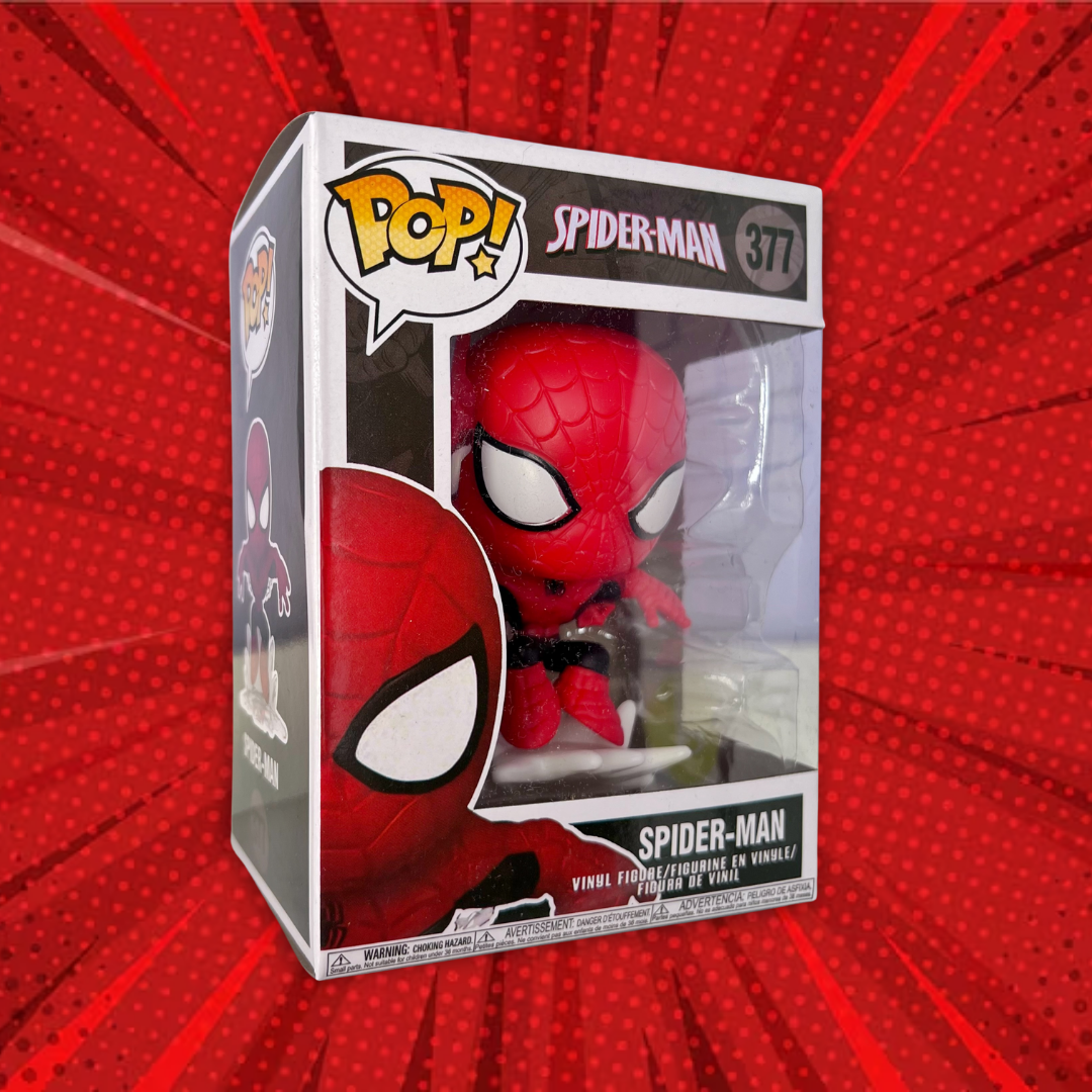 Figura Funko Pop coleccionable de Spiderman