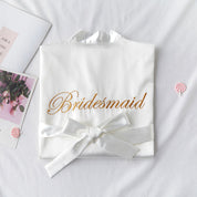 Bata de seda para damas de honor - Dressygt