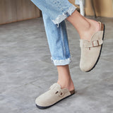 Zapatos tipo mules o suecos