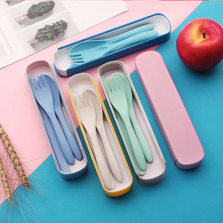 Set de cubiertos con case