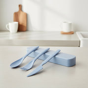 Set de cubiertos con case