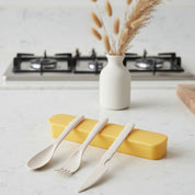 Set de cubiertos con case