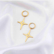 Argollas con destello colgante - Dressygt