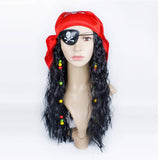 Conjunto de peluca pirata