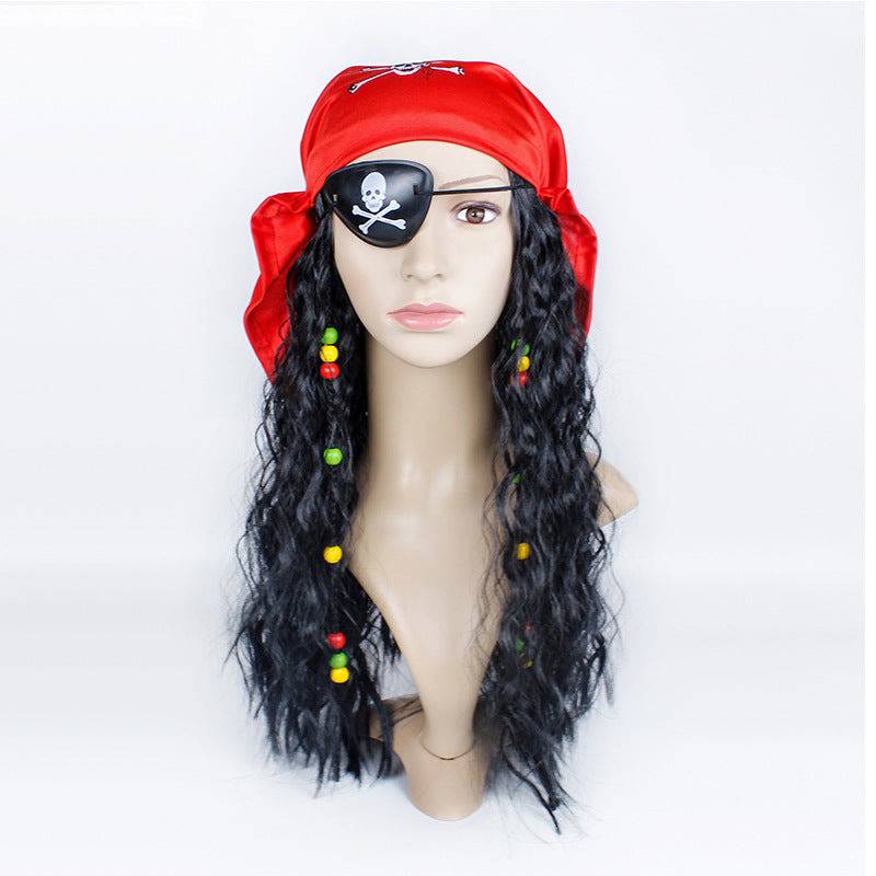 Conjunto de peluca pirata