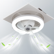 Ventilador con luz LED