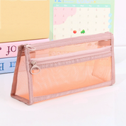 Estuche de malla con doble cierre