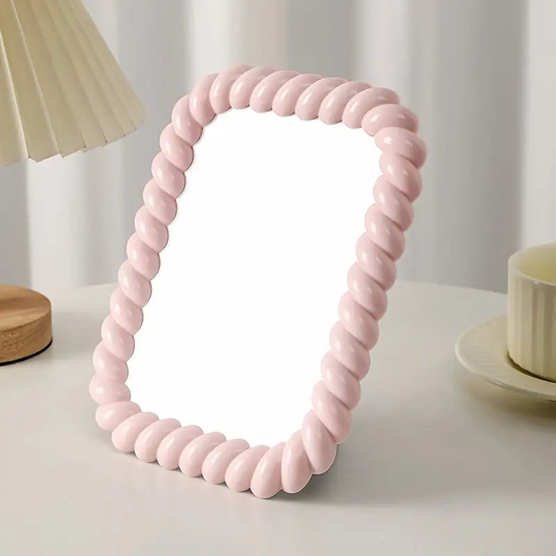Espejo decorativo con marco trenzado - Dressygt