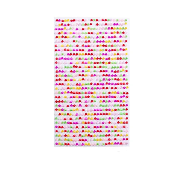 stickers en forma de perlas para makeup
