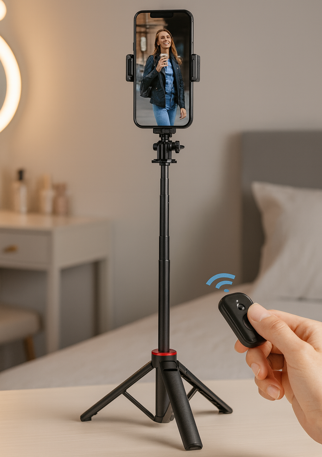 Selfie stick de bluetooth