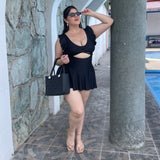 Traje de baño estilo vestido