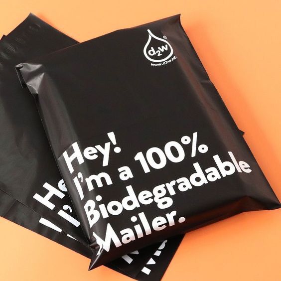 Ciento de bolsa de empaque biodegradable de 45cmX30cm