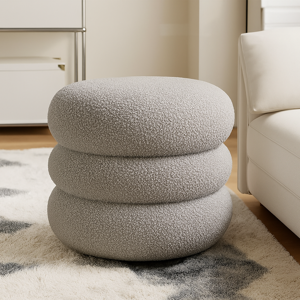 Taburete pequeño con asiento acolchonado - Dressygt