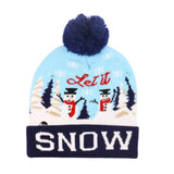 Gorro navideño con luces