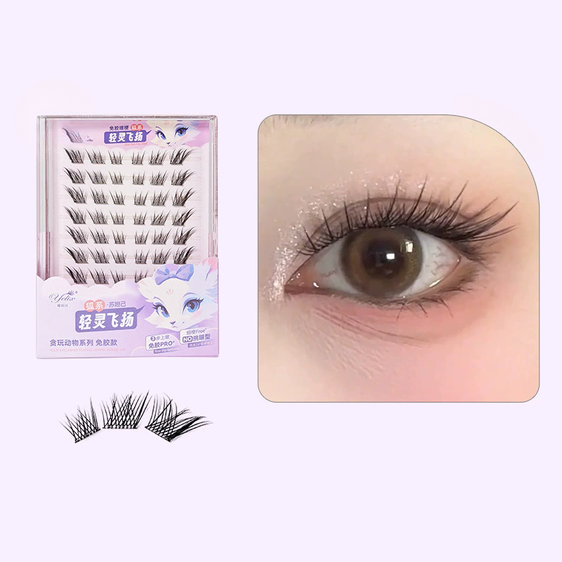 Pestañas postizas autoadhesivas efecto natural - Dressygt