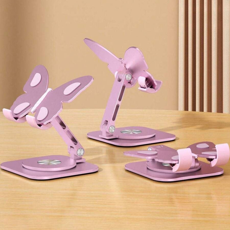 Soporte para teléfono con diseño de mariposa