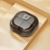 Pastillero de viaje con 4 divisiones