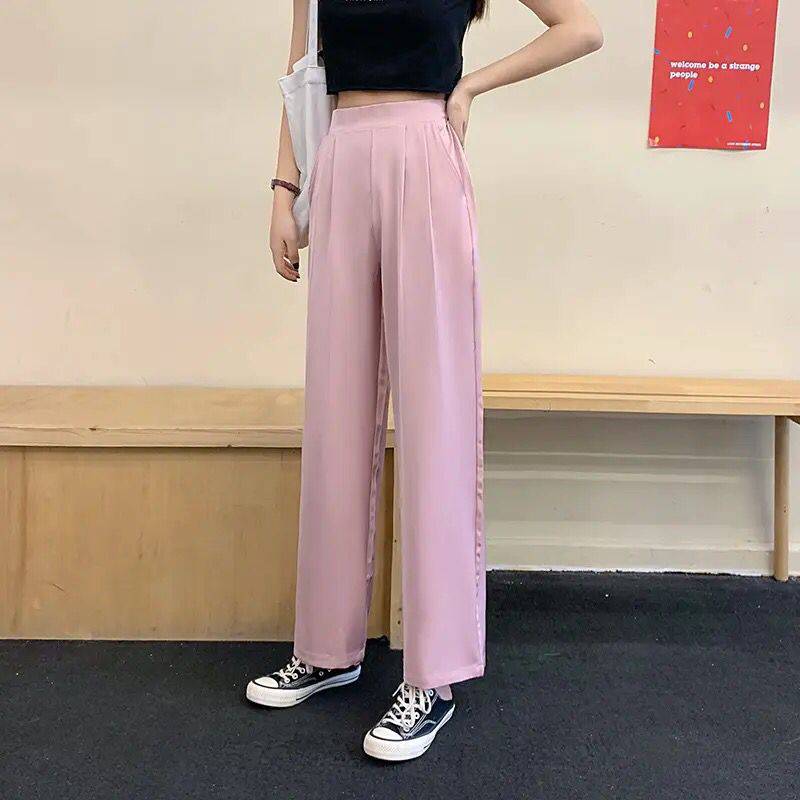 Pantalón flare de tela