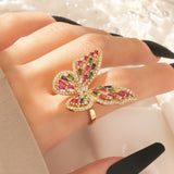 Anillo con diseño de mariposa