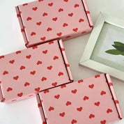 Cajas de empaque con Corazones