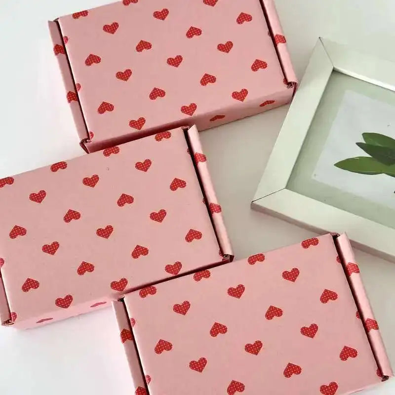 Cajas de empaque con Corazones