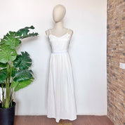 Vestido de tirantes corte A