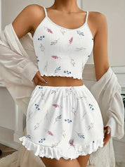 Set de pijama de short y tank top