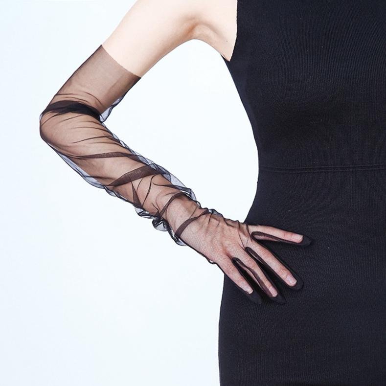 Guantes largos transparentes - Dressygt
