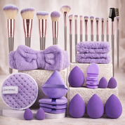 Set completo de brochas de maquillaje con esponjas - Dressygt