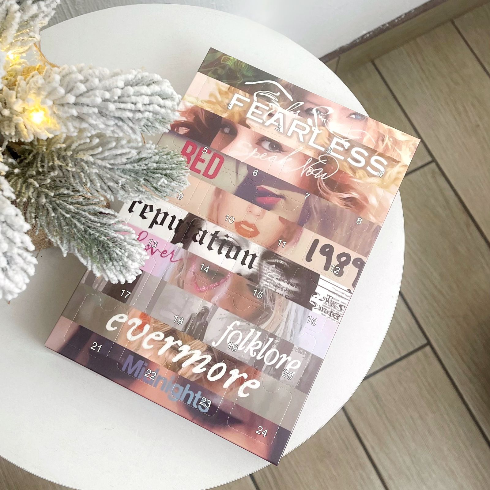 Calendario de adviento de taylor swift