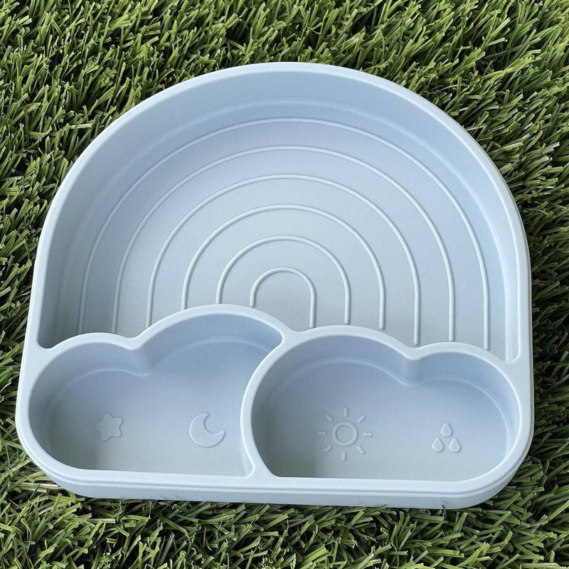Plato de silicona para niños